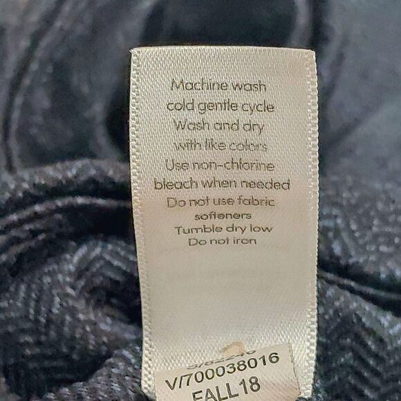 Athleta Women's XS Mercer Herringbone Leggings Blue Black Stretch #353504 - Picture 7 of 11